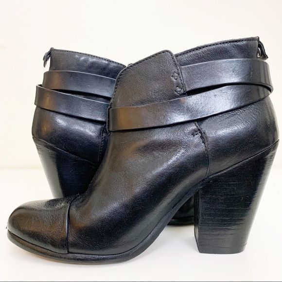 Rag & Bone Harrow Bootie - Black, Size EU 38/ US 8 - Picture 5 of 12